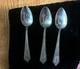 Three Vintage Alvin Sterling Silver Richmond Teaspoons 5 3/4 Monogram 1929