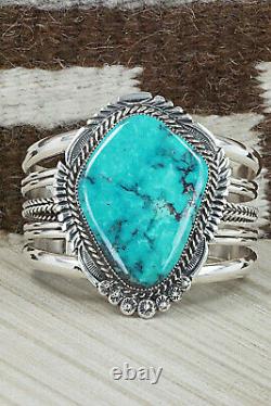 Turquoise & Sterling Silver Bracelet Alvin Joe