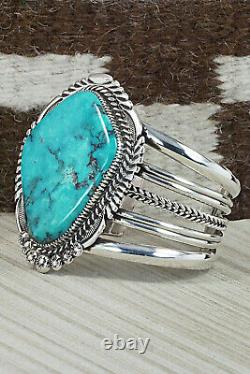 Turquoise & Sterling Silver Bracelet Alvin Joe