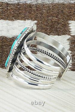 Turquoise & Sterling Silver Bracelet Alvin Joe