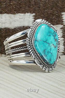 Turquoise & Sterling Silver Bracelet Alvin Joe