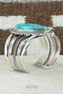 Turquoise & Sterling Silver Bracelet Alvin Joe