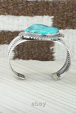 Turquoise & Sterling Silver Bracelet Alvin Joe