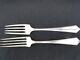 Two 1929 Alvin Richmond Sterling Silver Dinner Forks 7? In