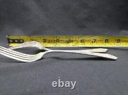 Two 1929 Alvin Richmond Sterling Silver Dinner Forks 7? In