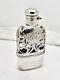 Vintage Alvin 214 Sterling Silver Overlay Pocket/purse Size Glass Flask Withcup