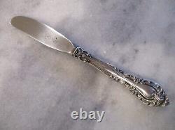 VIVALDI ALVIN STERLING SILVER BUTTER KNIVES (SET 8) 6-1/2 NO MONOGRAMS 345g