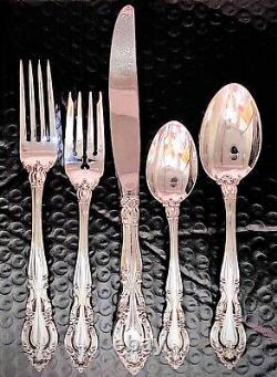 VIVALDI ALVIN STERLING SILVER FLATWARE 5 Piece Set 265 Gram's