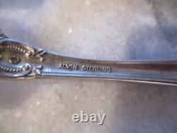 VIVALDI ALVIN STERLING SILVER SALAD FORKS (SET 8) 6-3/4 NO MONOGRAMS -346grams