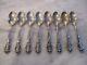 Vivaldi Alvin Sterling Silver Teaspoons (set 8) 6 No Monograms 278 Grams