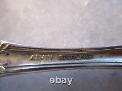 VIVALDI ALVIN STERLING SILVER TEASPOONS (SET 8) 6 NO MONOGRAMS 278 grams