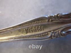 VIVALDI ALVIN STERLING SILVER TEASPOONS (SET 8) 6 NO MONOGRAMS 278 grams