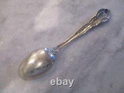 VIVALDI ALVIN STERLING SILVER TEASPOONS (SET 8) 6 NO MONOGRAMS 278 grams