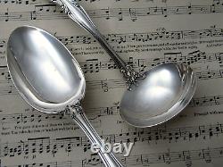 VIVALDI c. 1966 ALVIN STERLING SERVING SPOON & GRAVY LADLE