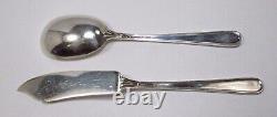 Vintage 1931-32 Alvin Miss America Sterling Silver Sugar Spoon & Butter Knife