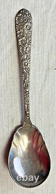 Vintage 1937 Sterling Silver Serving Spoon Bridal Bouquet by Alvin