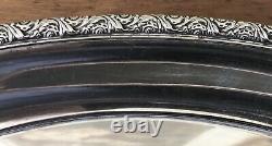 Vintage ALVIN CHATEAU ROSE STERLING S126 Oval BREAD Tray SERVING DISH Floral