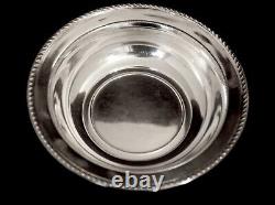 Vintage ALVIN Ornate Sterling Silver Large Vegetable Bowl 10