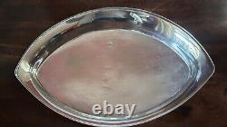 Vintage ALVIN STERLING SILVER 11 1/2 INCH SERVING BOWL 7.5 OUNCES