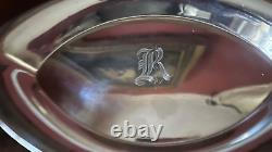 Vintage ALVIN STERLING SILVER 11 1/2 INCH SERVING BOWL 7.5 OUNCES