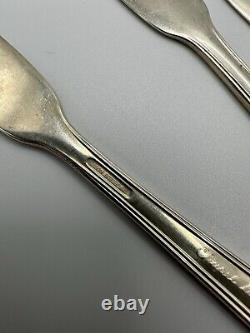 Vintage Alvin Chapel Bells Sterling Silver Individual Butter Knives 156.77g