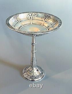 Vintage Alvin Gift Line Sterling Silver 7 1/2 Pedistal Compote Dish