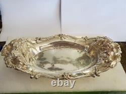 Vintage Alvin/Gorham Sterling Silver Old Orange Blossom Bread Tray Rare 13.5x6.5