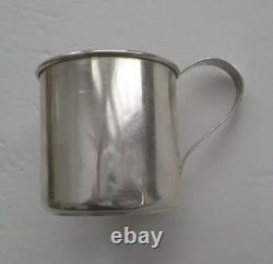 Vintage Alvin LULLABY Sterling Silver Miniature Baby Cup # 1928