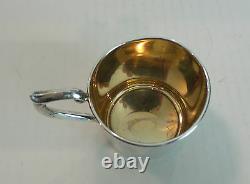 Vintage Alvin Lullaby Sterling Silver & Partial Gilt Baby Cup