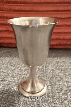 Vintage Alvin Lullaby Sterling Silver S250 Footed Wine Goblet 4.75