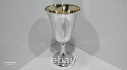 Vintage Alvin M157 Sterling Silver Gold Wash Cup Goblet 6 5/8 5.007ozt 155.70g