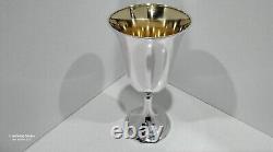 Vintage Alvin M157 Sterling Silver Gold Wash Cup Goblet 6 5/8 5.007ozt 155.70g