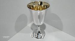 Vintage Alvin M157 Sterling Silver Gold Wash Cup Goblet 6 5/8 5.007ozt 155.70g