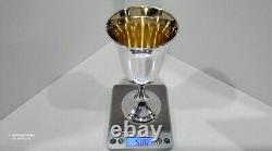 Vintage Alvin M157 Sterling Silver Gold Wash Cup Goblet 6 5/8 5.007ozt 155.70g