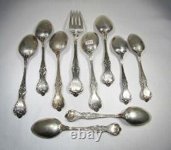 Vintage Alvin Manufacturing Co. Sterling Silver Flatware 10 Piece Set C2427