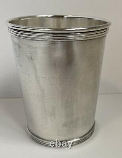 Vintage Alvin S251 Sterling Silver Mint Julep Cup tumbler with MONO 112 grams