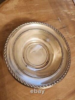 Vintage Alvin STERLING silver SMALL BOWL DISH 79g B1001