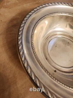 Vintage Alvin STERLING silver SMALL BOWL DISH 79g B1001