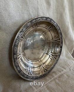 Vintage Alvin STERLING silver SMALL BOWL DISH 90 Grams Engraved Candy B1501