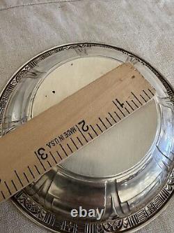 Vintage Alvin STERLING silver SMALL BOWL DISH 90 Grams Engraved Candy B1501