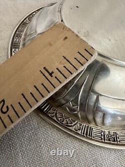 Vintage Alvin STERLING silver SMALL BOWL DISH 90 Grams Engraved Candy B1501