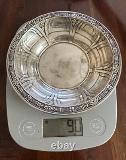Vintage Alvin STERLING silver SMALL BOWL DISH 90 Grams Engraved Candy B1501