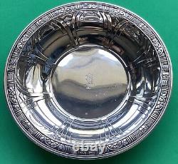 Vintage Alvin Sterling Silver BOWL DISH 83 Grams Engraved Candy B1501 5 3/4