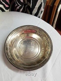 Vintage Alvin Sterling Silver Bowl # S84