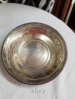 Vintage Alvin Sterling Silver Bowl # S84