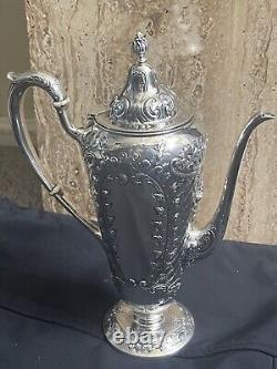 Vintage Alvin Sterling Silver Coffee Pot 2901