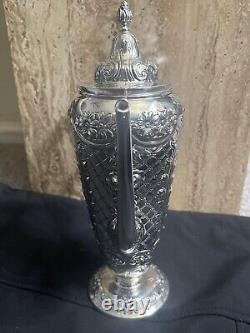 Vintage Alvin Sterling Silver Coffee Pot 2901