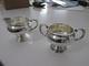 Vintage Alvin Sterling Silver Creamer And Sugar Bowl Set (s209)