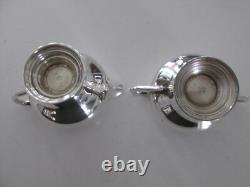 Vintage Alvin Sterling Silver Creamer and Sugar Bowl Set (S209)
