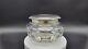 Vintage Alvin Sterling Silver Lid Vanity Powder Glass Jar